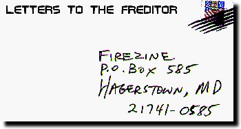 Letters To The Freditor